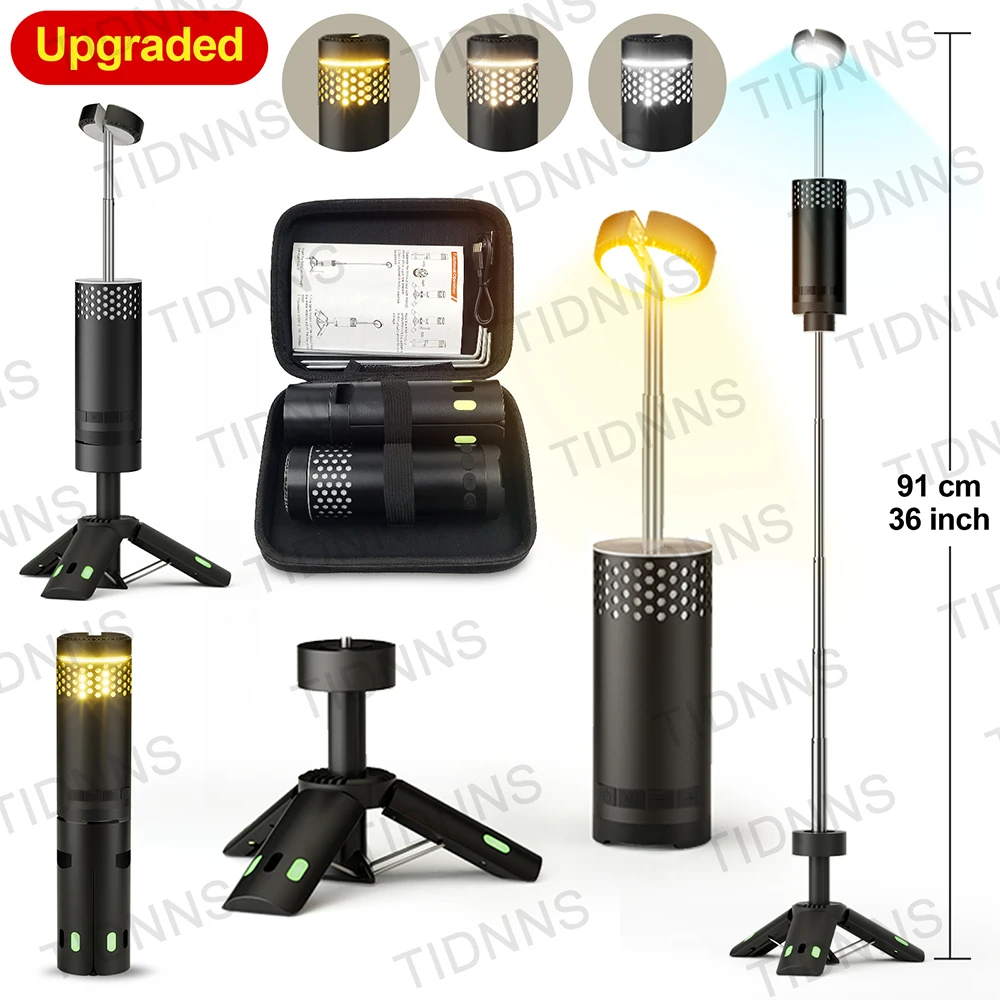 مصباح يدوي LED تلسكوبي